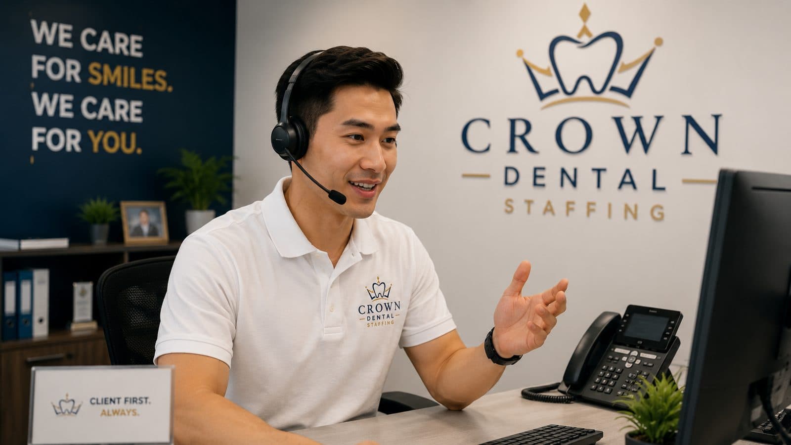 Crown Dental Staffing front-office specialist