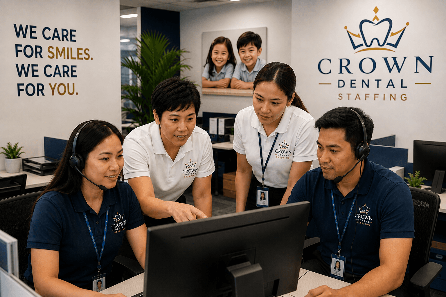 Crown Dental Staffing quality coaching session